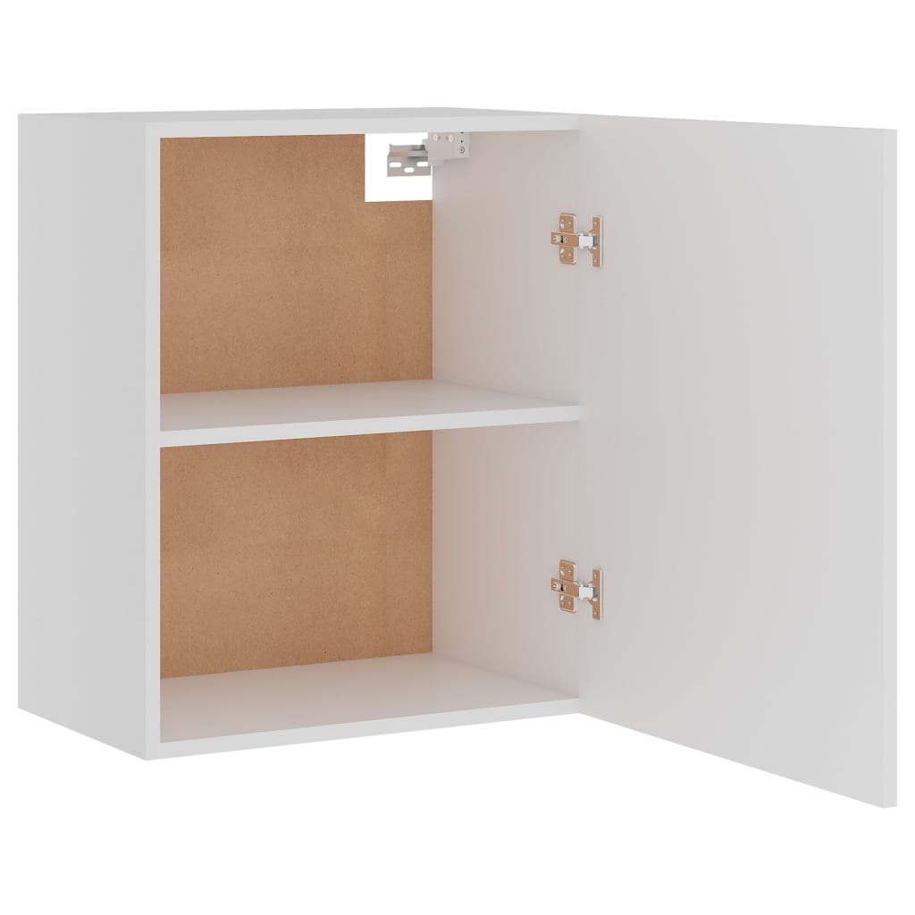 Fehér forgácslap függő szekrény 50 x 31 x 60 cm 