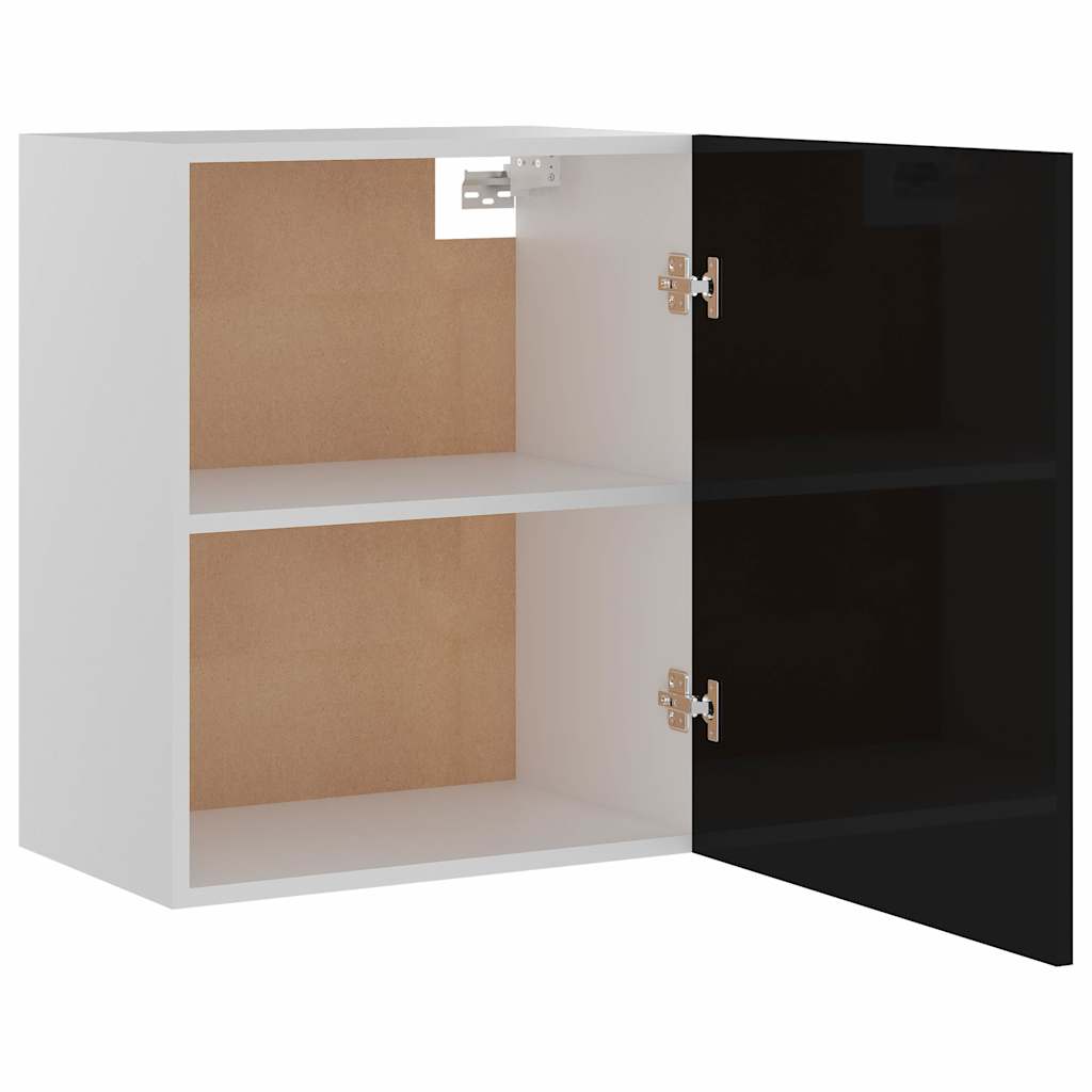 Hanging Cabinet High Gloss Black 50x31x60 Cm Engineered Wood VidaXL 15 width=274