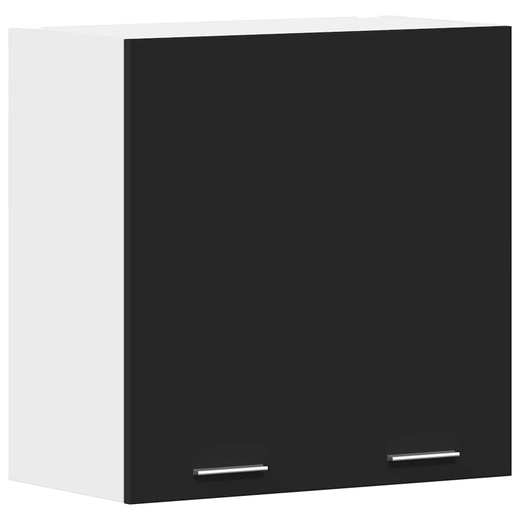 vidaXL Horní skříňka Lyon černá 60x31x60 cm kompozitní dřevo