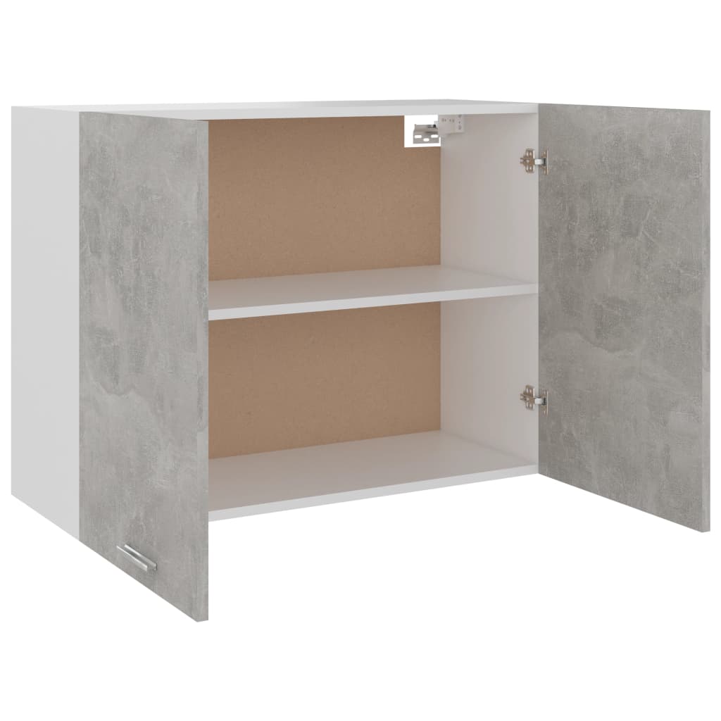 Armadio Sospeso Grigio Cemento 80x31x60 Cm In Truciolato VidaXL 14 width=274