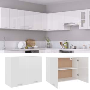vidaXL Ντουλάπι Κρεμαστό Lyon Γυαλιστερό Λευκό 80x31x60εκ. από