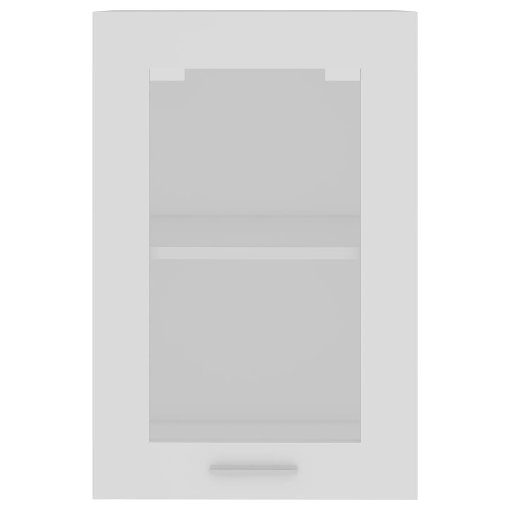 Hängeglasschrank Weiß 40x31x60 cm Spanplatte