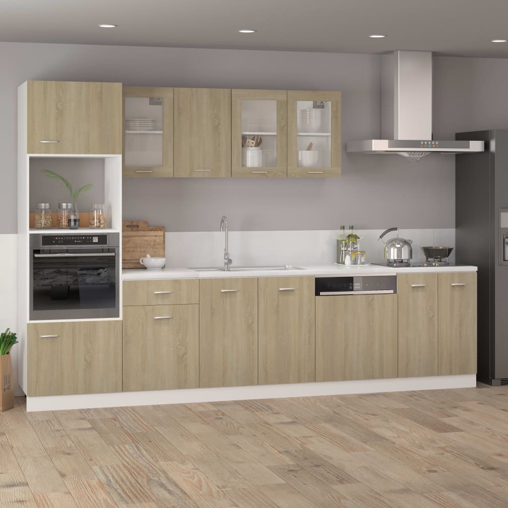 vidaXL Hangkast Lyon 40x31x60 cm bewerkt hout sonoma eikenkleurig afbeelding