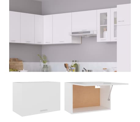 vidaXL Hanging Cabinet White 60x31x40 cm Engineered Wood