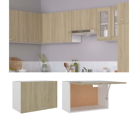 vidaXL Z&aacute;vesn&aacute; skrinka, dub sonoma 60x31x40 cm, kompozitn&eacute; drevo