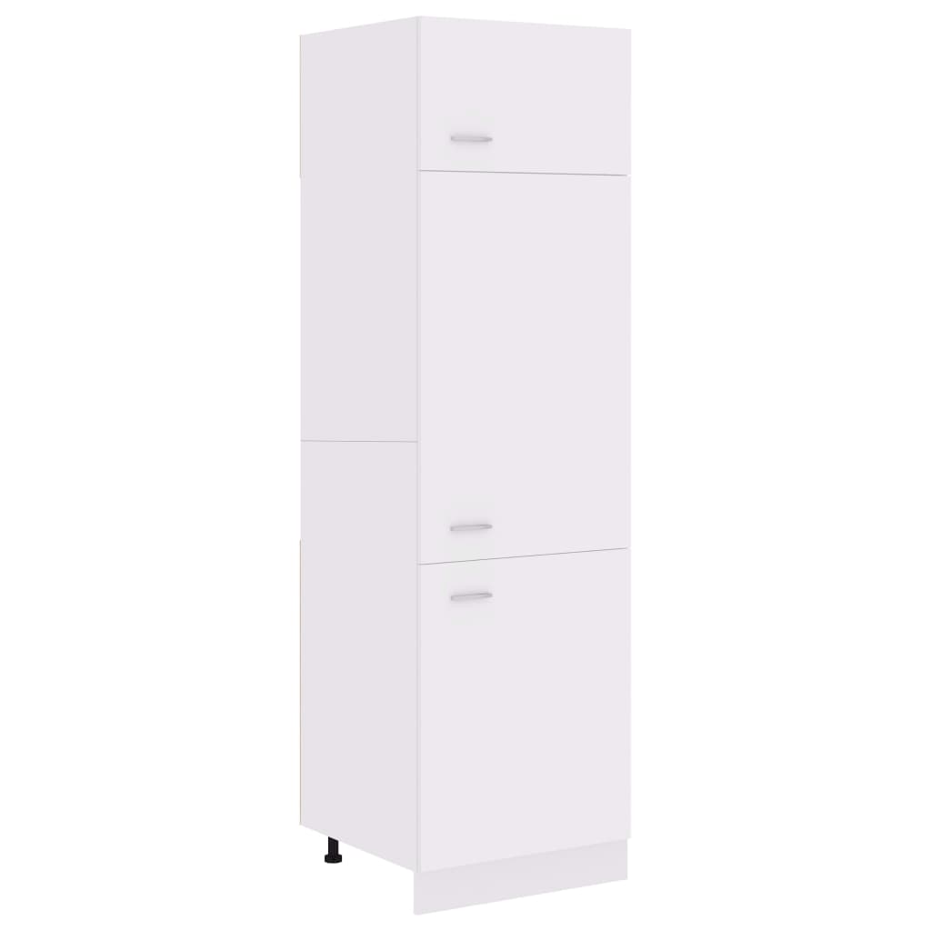 Dulap pentru frigider, alb, 60 x 57 x 207 cm, PAL
