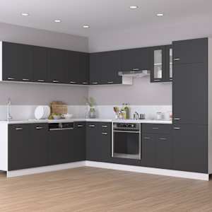 vidaXL Buzdolabı Kabini Gri 60x57x207 cm Sunta