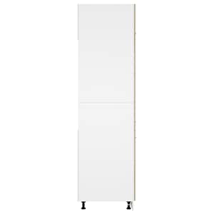 Skříň pro vestavnou lednici dub sonoma 60x57x207 cm kompozit - obrázek 6