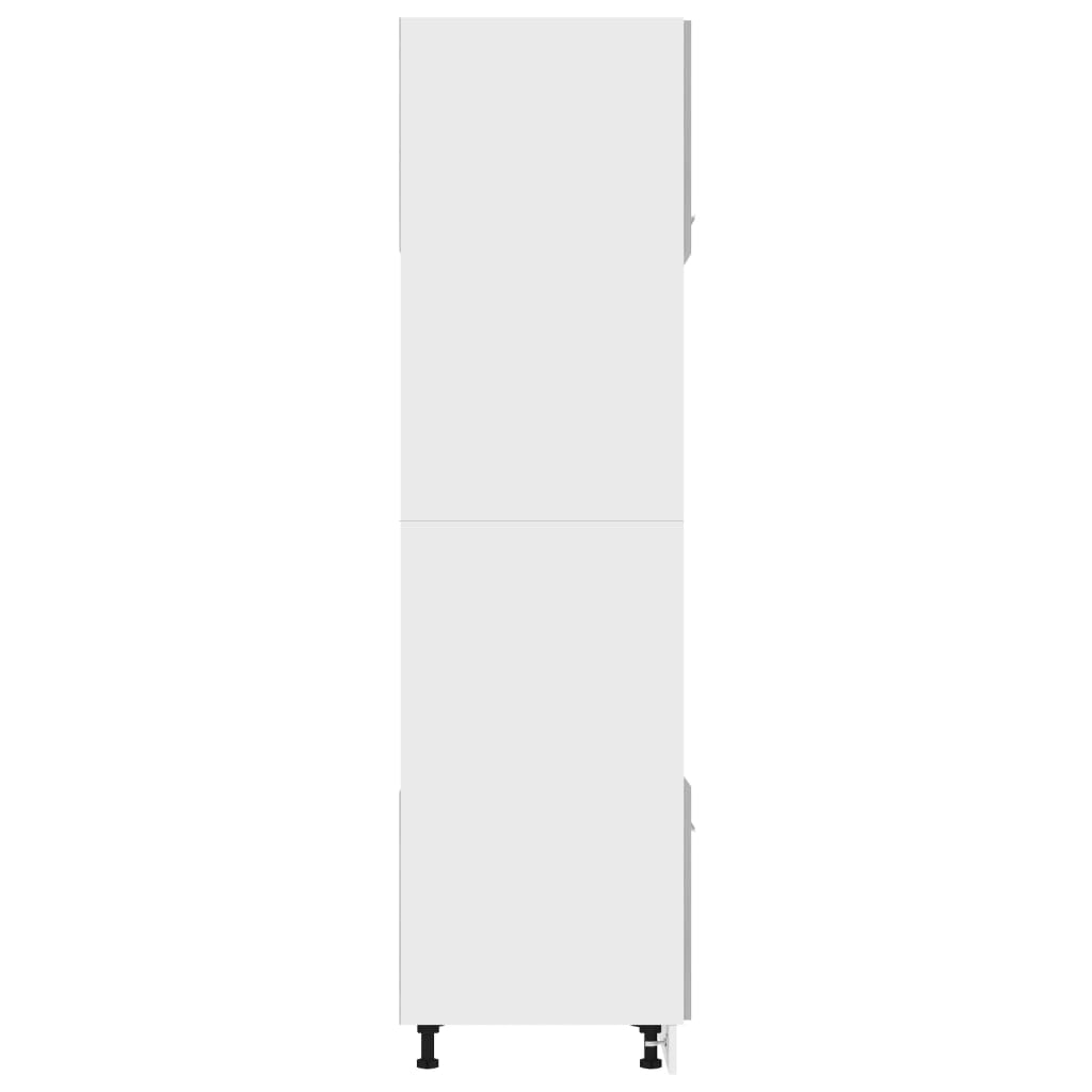 Armoire à Micro-ondes Gris Béton 60x57x207 Cm Aggloméré VidaXL 18 width=274