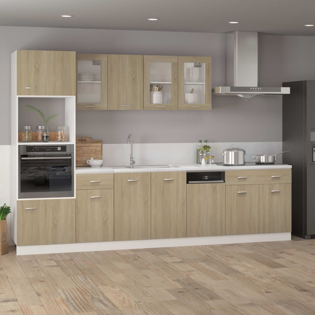 

vidaXL Vaatwasserpaneel 45x3x67 cm spaanplaat sonoma eikenkleurig