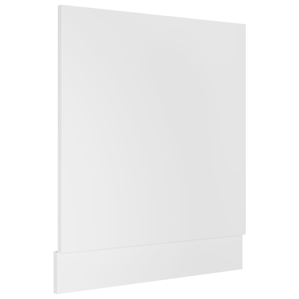 Geschirrspülerblende Weiß 59,5x3x67 cm Spanplatte