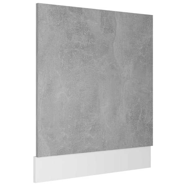 vidaXL n&otilde;udepesumasina esipaneel "Lyon", betoonhall, 59,5 x 3 x 67 cm, t&ouml;&ouml;deldud puit