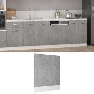Panel k myčce "Lyon" betonově šedý 59,5 x 3 x 67 cm, dřevo - obrázek 1