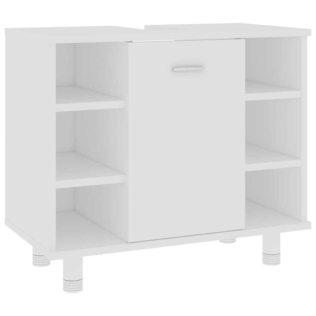 vidaXL Koupelnová skříňka bílá 60 x 32 x 53,5 cm kompozitní dřevo