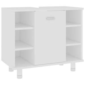 Koupelnová skříňka bílá 60 x 32 x 53,5 cm kompozitní dřevo - obrázek 2