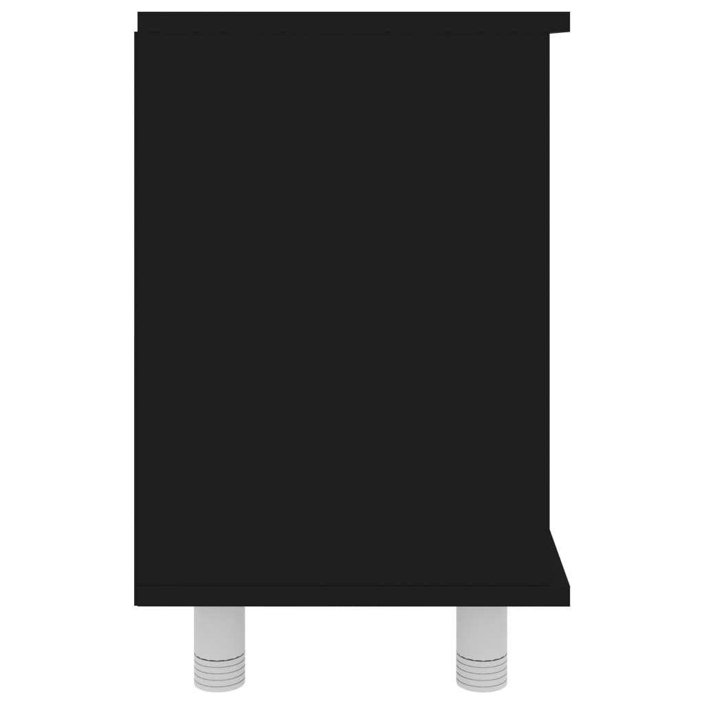 Badezimmerschrank Schwarz 60x32x53,5 cm Spanplatte
