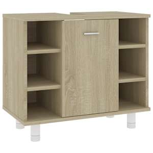 Koupelnová skříňka dub sonoma 60x32x53,5 cm kompozitní dřevo - obrázek 2