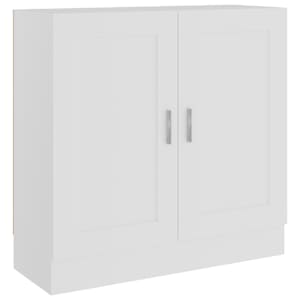 vidaXL raamaturiiul valge 82,5 x 30,5 x 80 cm tehispuit