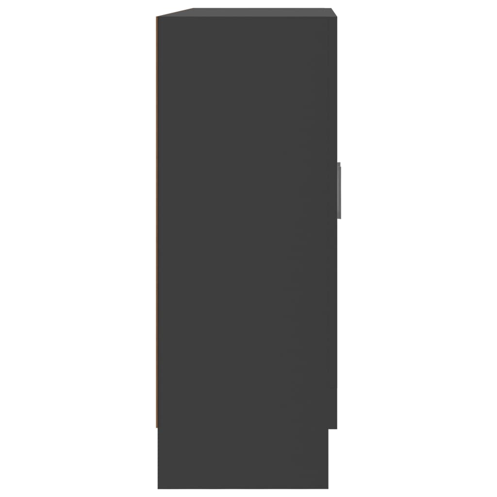 Bücherschrank Grau 82,5×30,5×80 cm Spanplatte