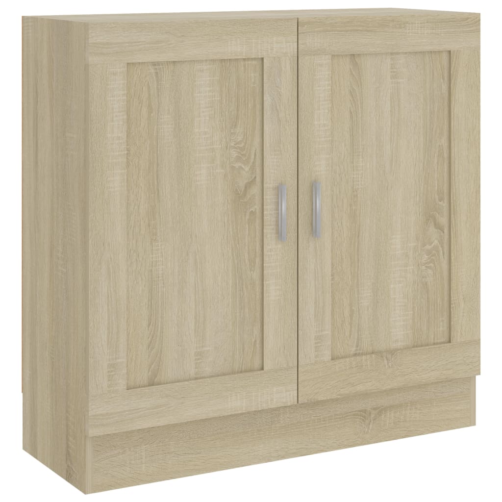 

vidaXL Book Cabinet Sonoma Oak 32.5"x12"x31.5" Engineered Wood