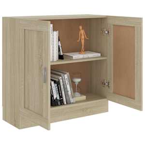 Knihovna dub sonoma 82,5 x 30,5 x 80 cm kompozitní dřevo - obrázek 7