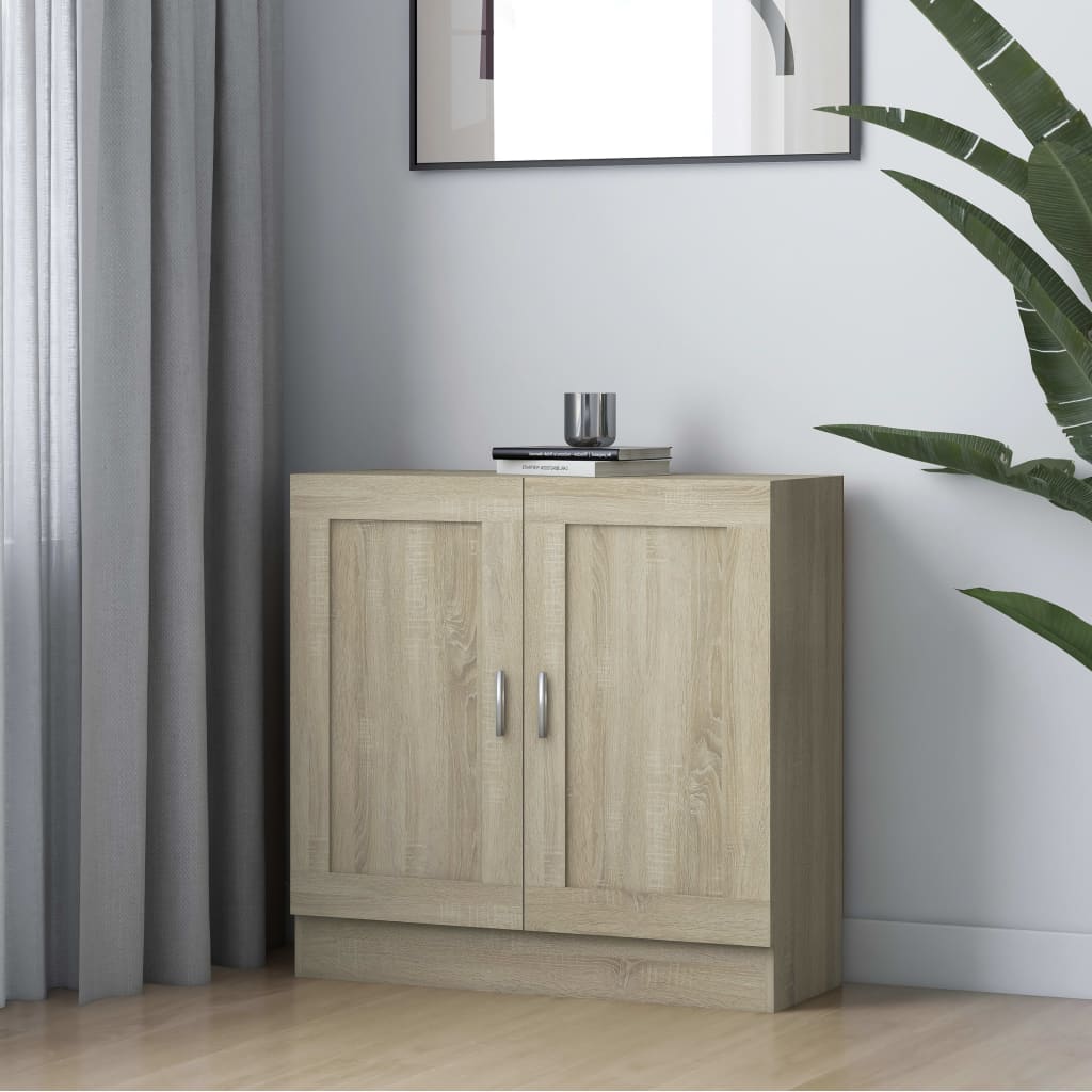 vidaXL Szafka, dąb sonoma, 82,5x30,5x80 cm, materiał drewnopochodny
