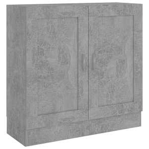 vidaXL raamaturiiul betoonhall 82,5 x 30,5 x 80 cm tehispuit
