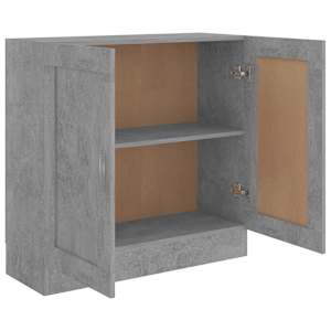 Knihovna betonově šedá 82,5 x 30,5 x 80 cm kompozitní dřevo - obrázek 4