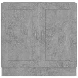 Knihovna betonově šedá 82,5 x 30,5 x 80 cm kompozitní dřevo - obrázek 5