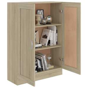 Knihovna dub sonoma 82,5 x 30,5 x 115 cm kompozitní dřevo - obrázek 7