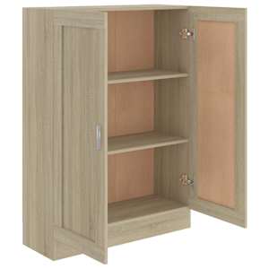 Knihovna dub sonoma 82,5 x 30,5 x 115 cm kompozitní dřevo - obrázek 4