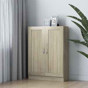 Knjižna omara sonoma hrast 82,5x30,5x115 cm inženirski les