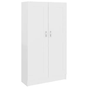 vidaXL raamaturiiul valge 82,5 x 30,5 x 150 cm tehispuit