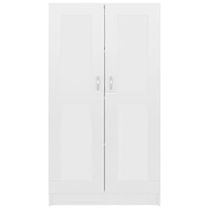 Knihovna bílá vysoký lesk 82,5 x 30,5 x 150 cm kompozitní dřevo - obrázek 5