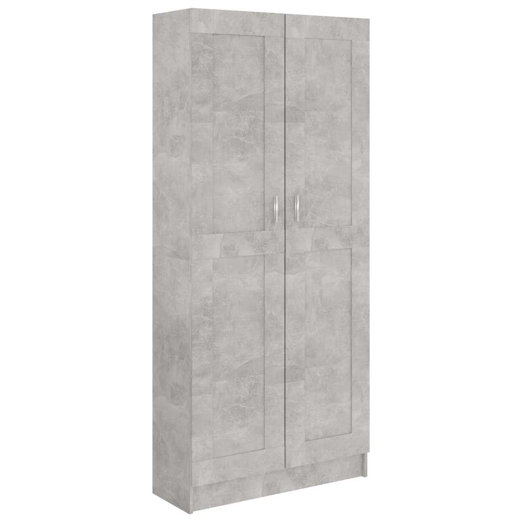 vidaXL Knihovna betonově šedá 82,5 x 30,5 x 185,5 cm kompozitní dřevo