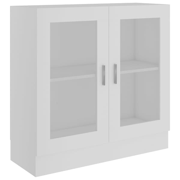 vidaXL vitriinkapp valge 82,5 x 30,5 x 80 cm tehispuit