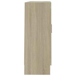 Prosklená skříň dub sonoma 82,5 x 30,5 x 80 cm kompozitní dřevo - obrázek 6