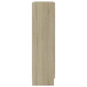 Prosklená skříň dub sonoma 82,5x30,5x115 cm kompozitní dřevo - obrázek 6