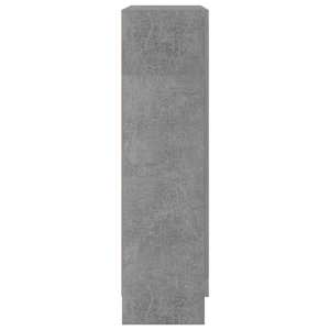 Prosklená skříň betonově šedá 82,5x30,5x115 cm kompozitní dřevo - obrázek 6