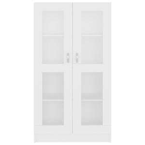 Prosklená skříň bílá 82,5 x 30,5 x 150 cm kompozitní dřevo - obrázek 5