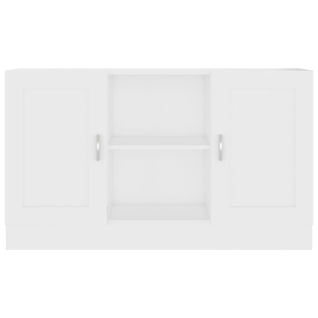 Sideboard Weiß 120×30,5×70 cm Spanplatte