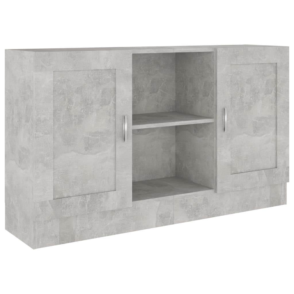 

vidaXL Sideboard Concrete Gray 47.2"x12"x27.6" Engineered Wood