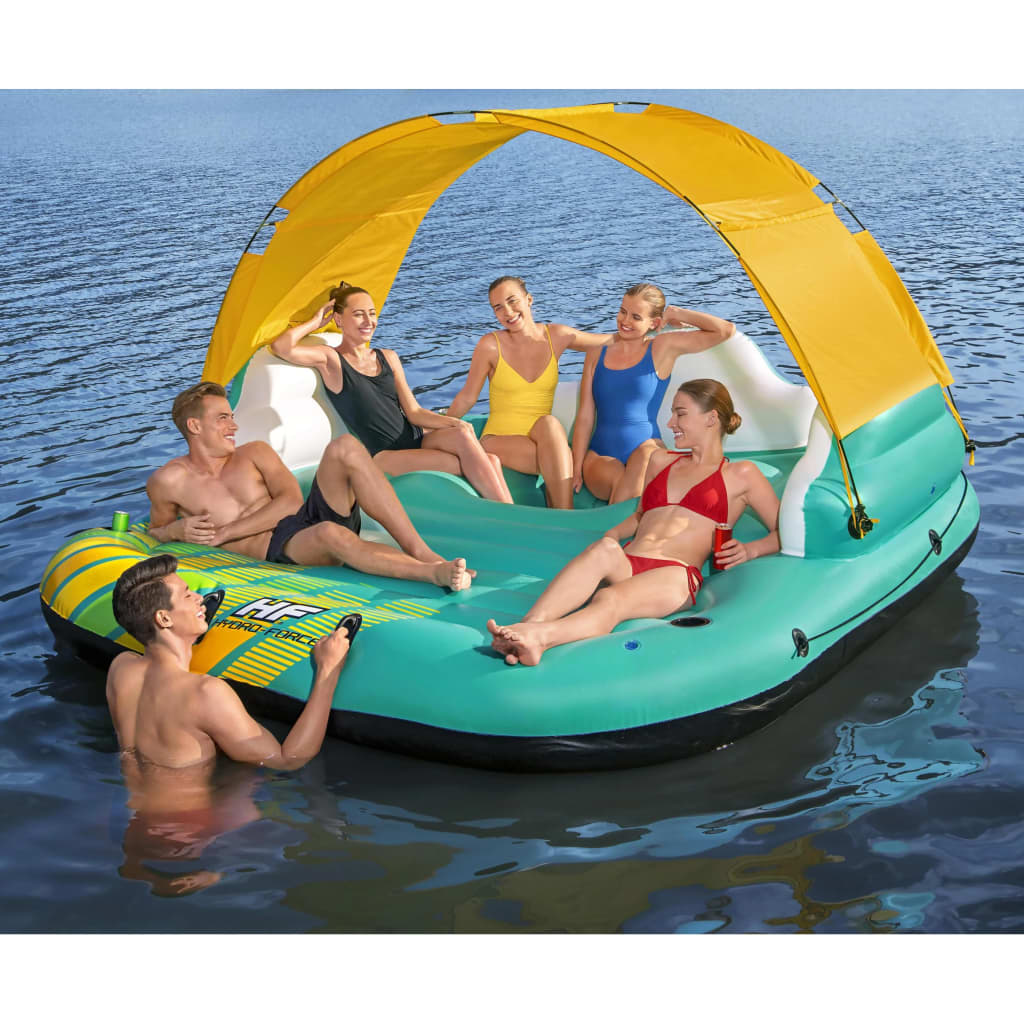 Bestway Insulă gonflabilă pentru 5 persoane Sunny Lounge 291x265x83 cm vidaxl.ro