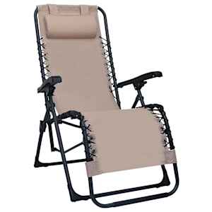 vidaXL Sulankstomos terasos kėdės, 2vnt., taupe spalvos, tekstilenas