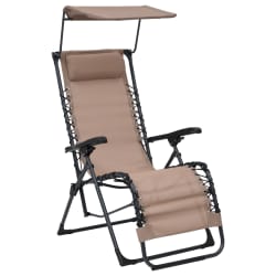 vidaXL Terrasstoelen 2 st inklapbaar textileen taupe