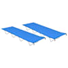 vidaXL matkavoodid, 2 tk, 180x60x19 cm, oxford-kangas ja teras, sinine
