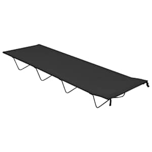 vidaXL Kreveti za kampiranje 2 kom 180x60x19 cm tkanina i čelik crni