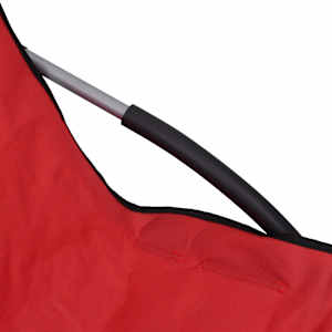 Skládací plážová křesla 2 ks červená textil - obrázek 7
