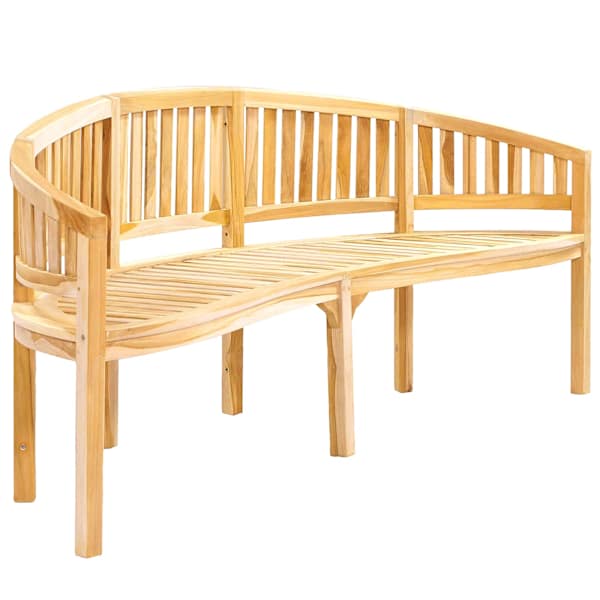 vidaXL kaarjas aiapink 200 cm, tiikpuu