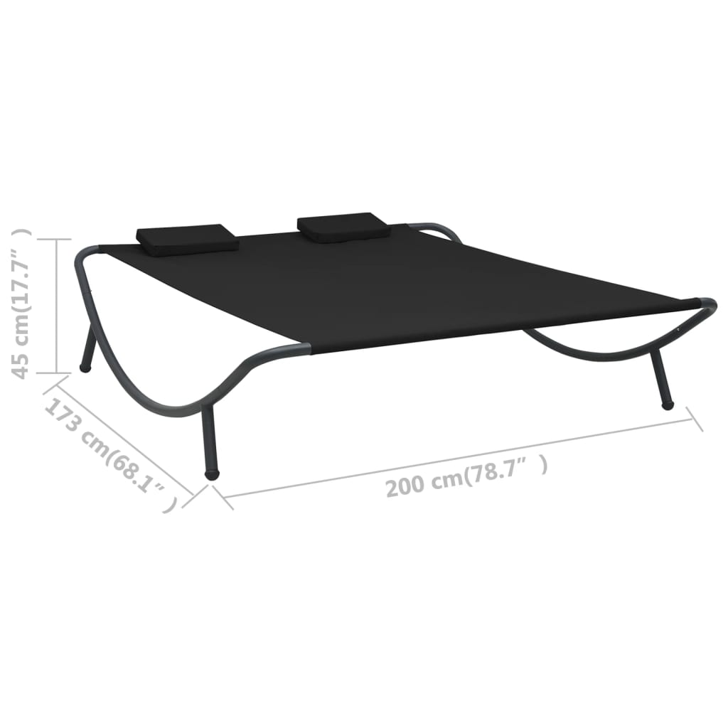 Outdoor Lounging Bed with Washable Covers in Different Colors vidaXL - Picture 17 of 56